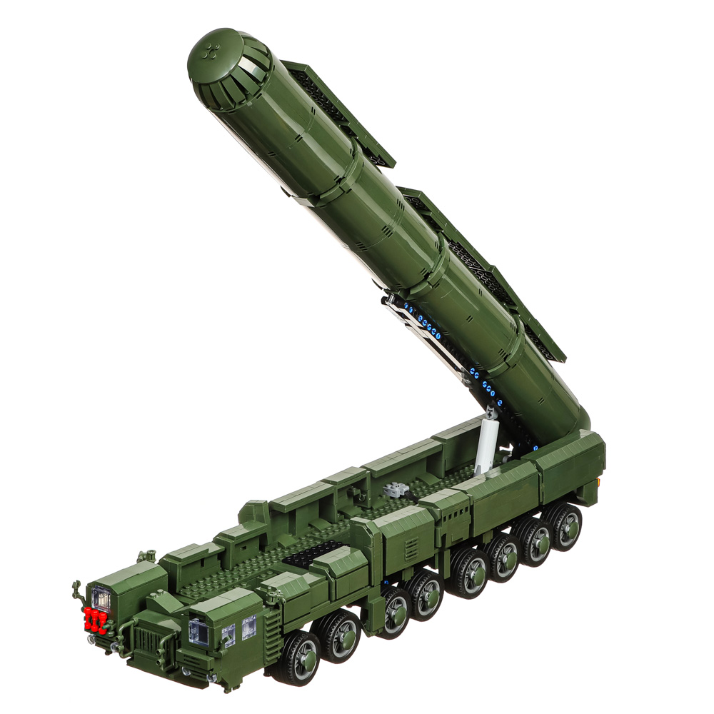 ИГРОЛЕНД Машина-конструктор на РУ "Ярс", 1440 дет., ЗУ и АКБ в компл., АБС, 4ААА, 40х35х13 см, арт.№ 293-104