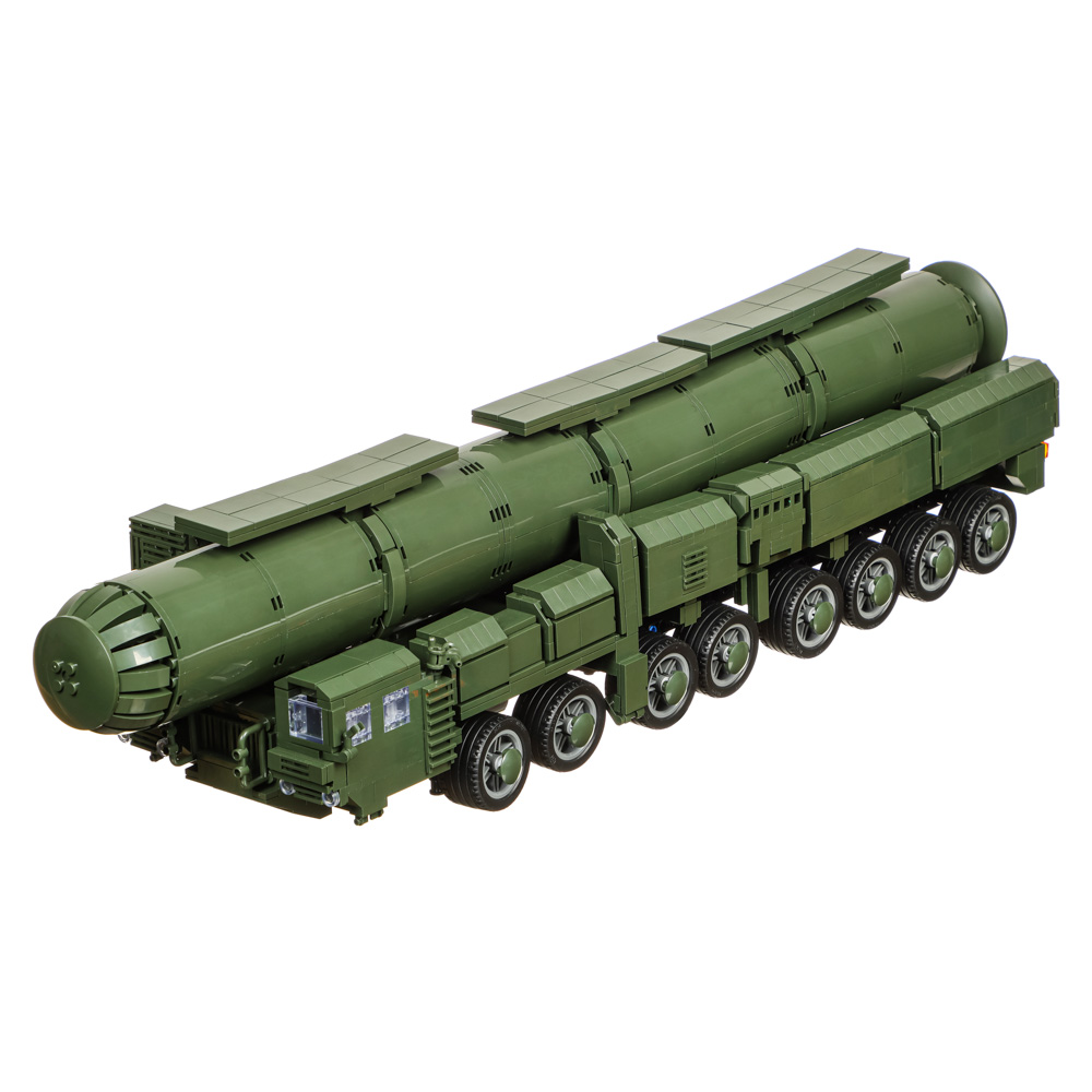 ИГРОЛЕНД Машина-конструктор на РУ "Ярс", 1440 дет., ЗУ и АКБ в компл., АБС, 4ААА, 40х35х13 см, арт.№ 293-104