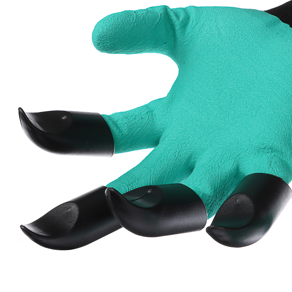 INBLOOM Перчатки садовые нейлоновые с когтями, латексный полуоблив, 10 размер, 24см, 75г, арт.№ 188-067