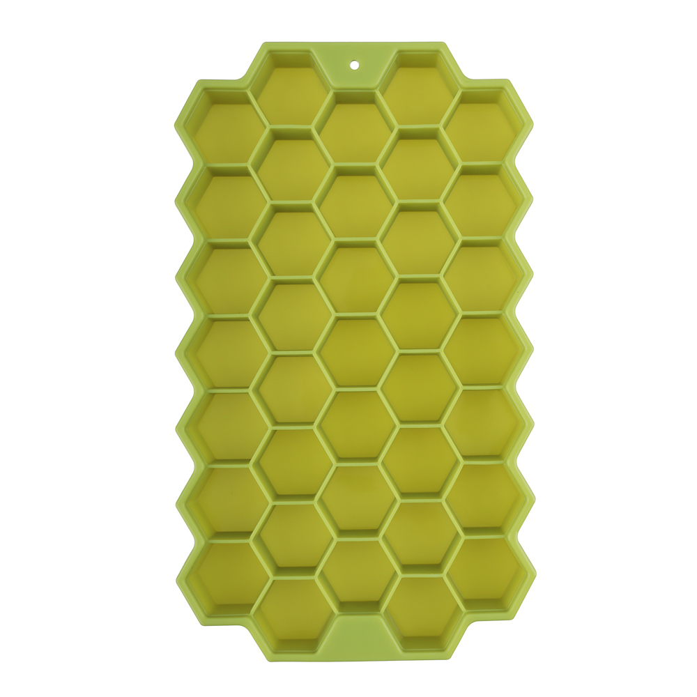 VETTA Форма силиконовая для льда 20х12см, 37 ячеек, "Соты", 3 цвета, арт.№ 891-294