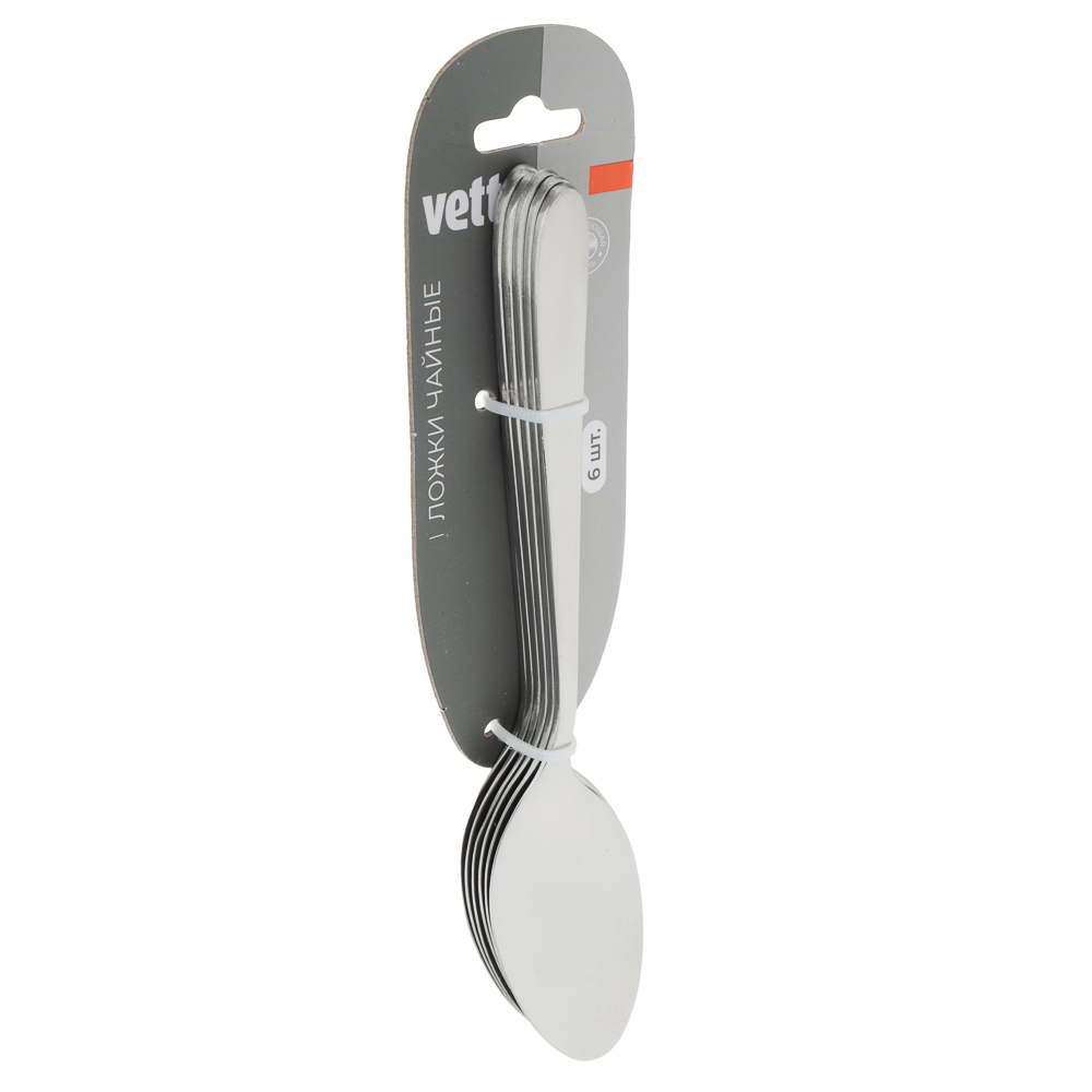 VETTA Тренто Ложка чайная 6 пр. на блистере, арт.№ 815-339