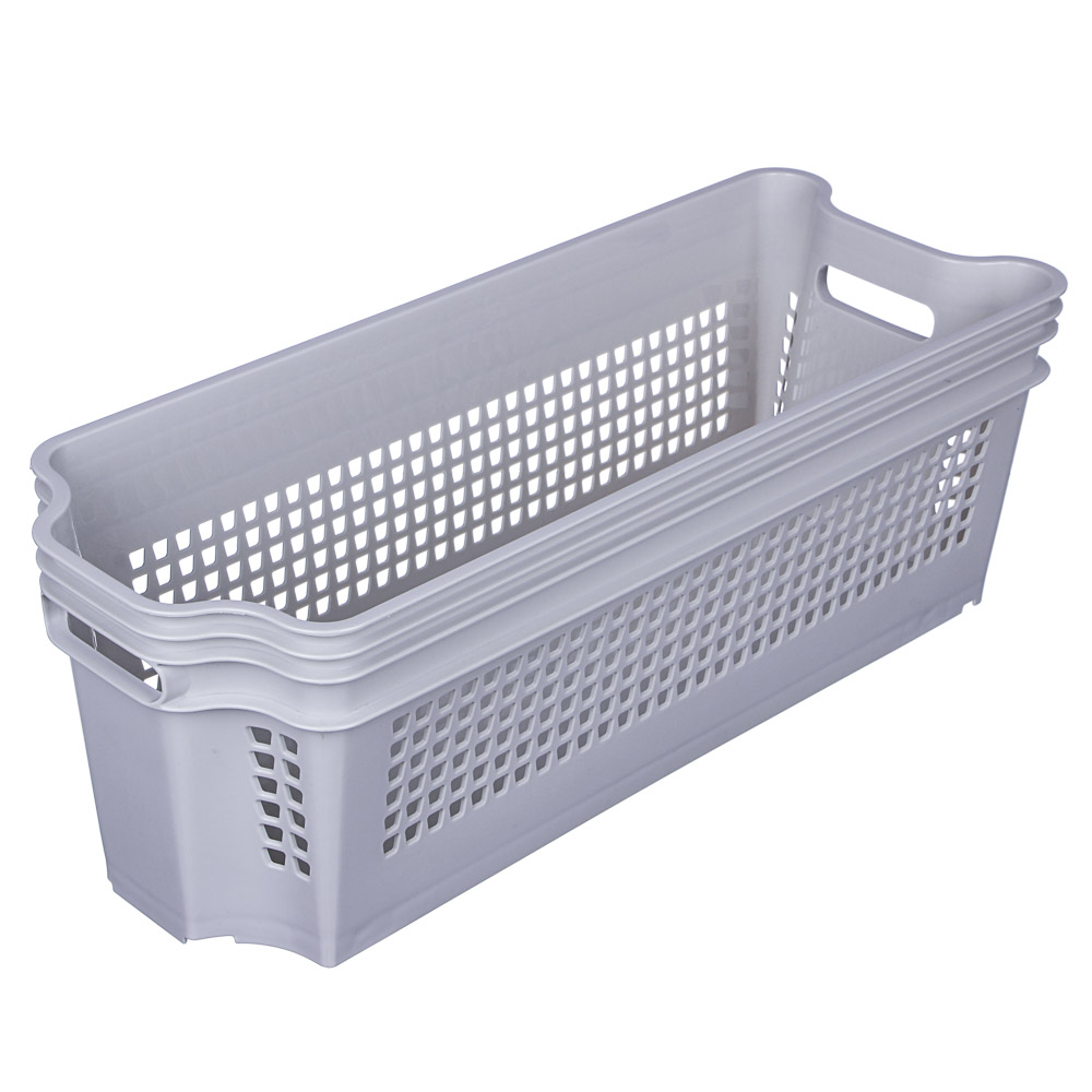 VETTA Контейнер на колесиках универсальный, 11,5л, 49,5х18,5х17,4см, 3 цвета, арт.№ 478-104