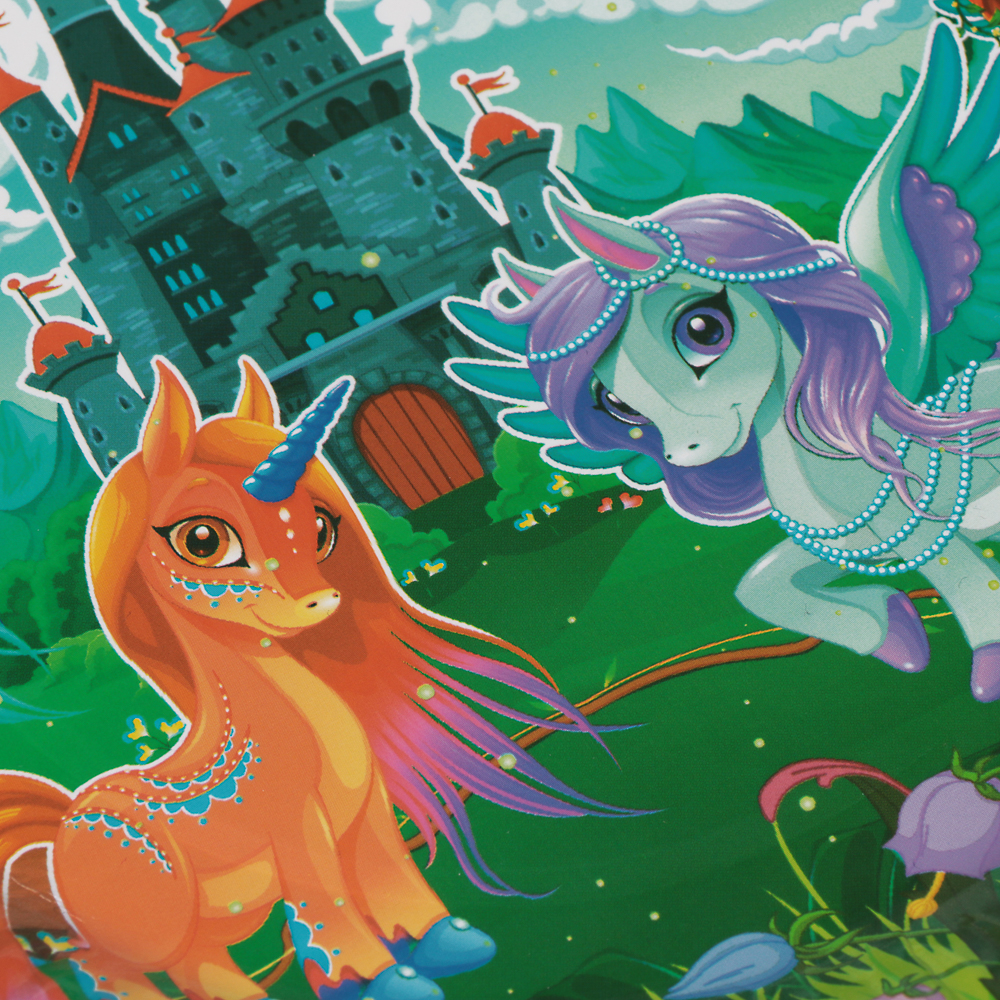 Набор бумажных тарелок 6шт, d18см, с изображением Единорога, арт.№ 530-205