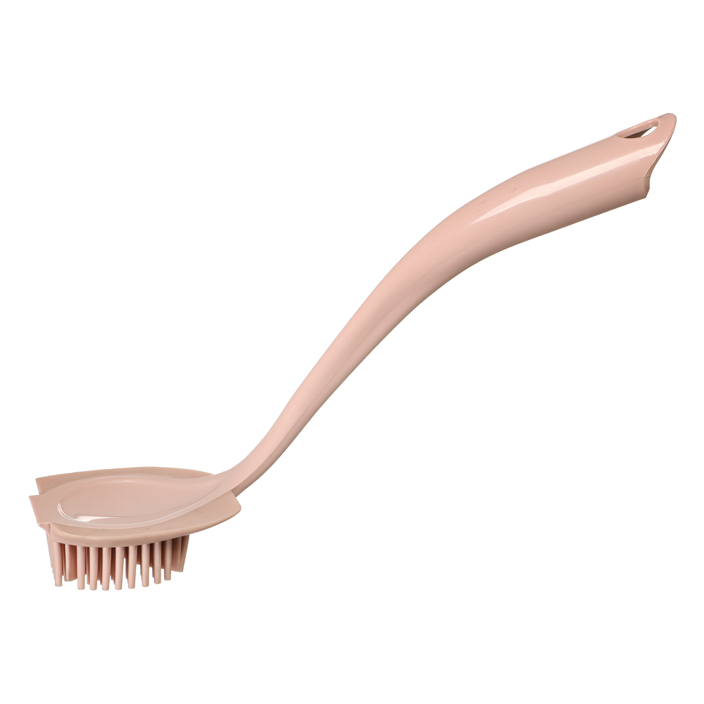 VETTA Щетка для посуды силиконовая, пластик, 6x3x30см, 3 цвета, арт.№ 441-208