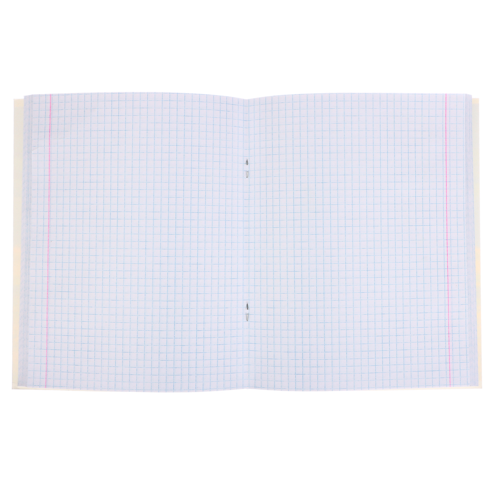 ClipStudio Тетрадь общая, 96 листов, в клетку, БЕЛЫЕ ЛИСТЫ, обложка - картон, скрепка, 4 дизайна, арт.№ 578-007
