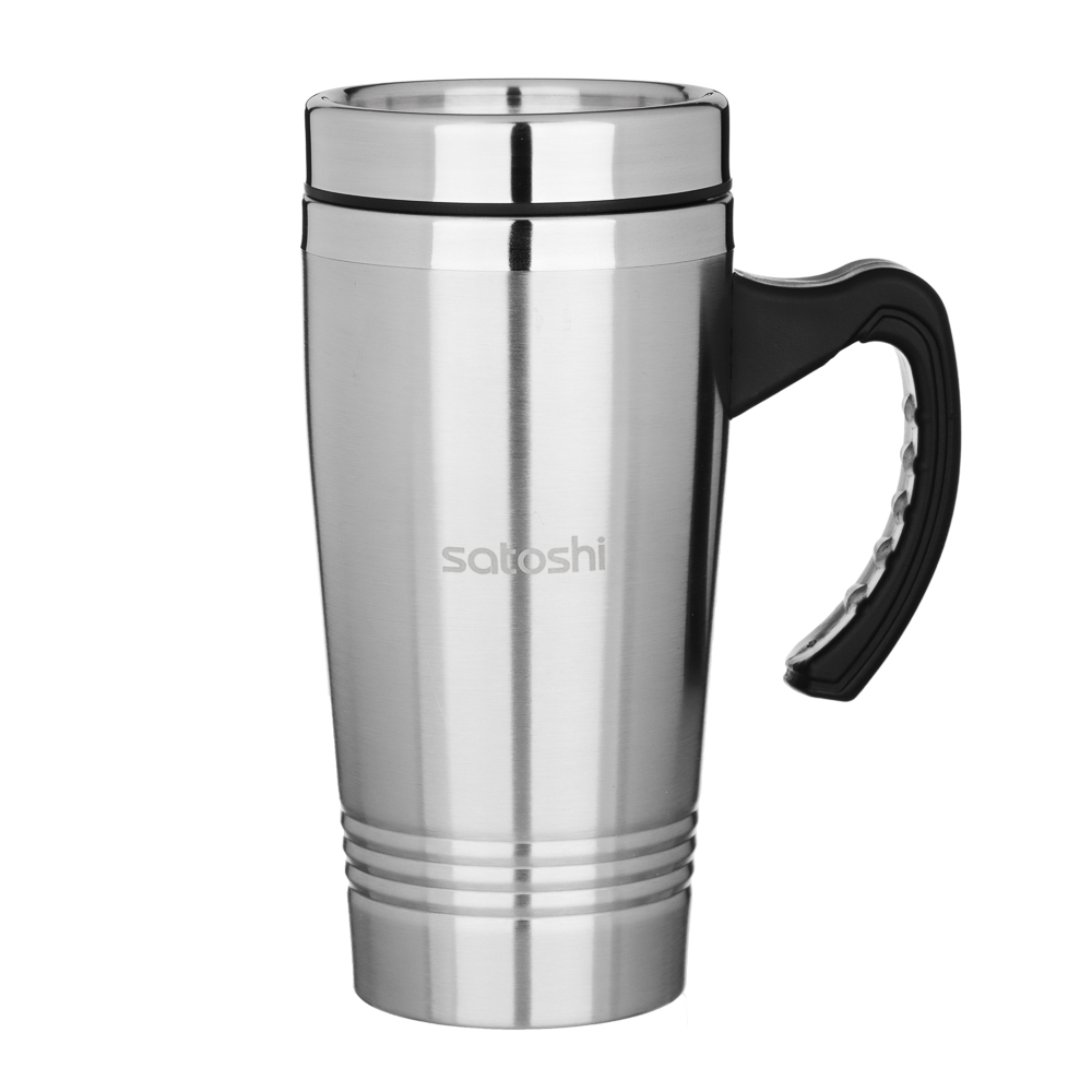 SATOSHI Термос-кружка вакуумная из нержавеющей стали, 450мл, арт.№ 841-005