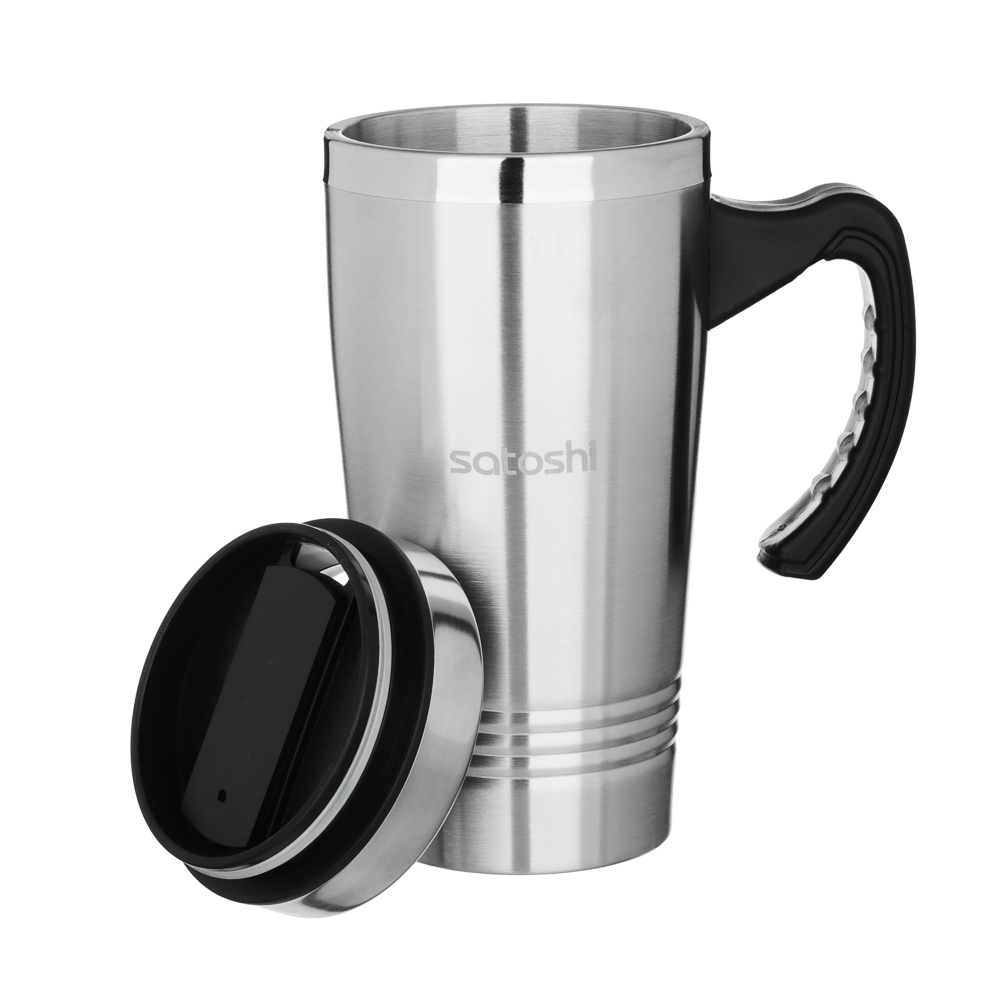 SATOSHI Термос-кружка вакуумная из нержавеющей стали, 450мл, арт.№ 841-005
