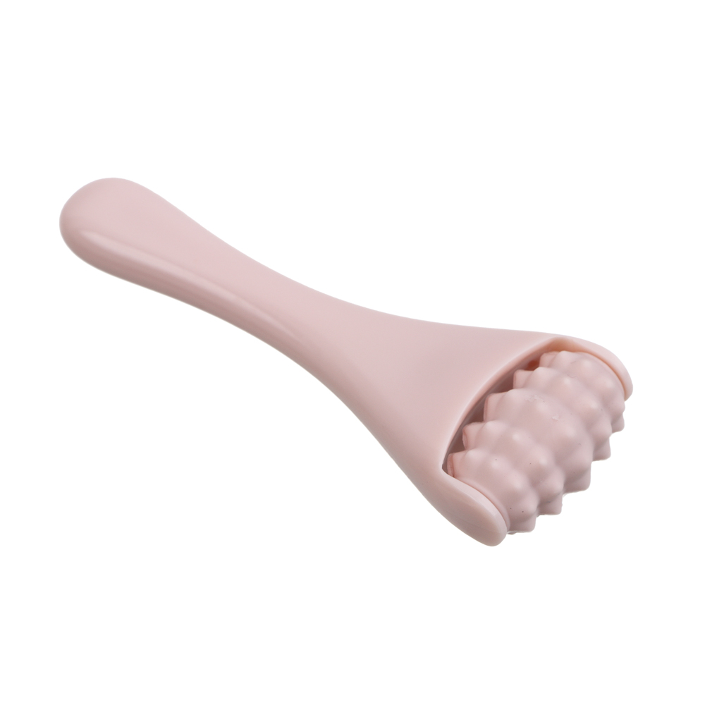 Набор массажеров для лица 2 штуки тм ЮНИLOOK , 7,8x2,6см, сталь, силикон, ABS, розовый, ВЗ24-43, арт.№ 357-327