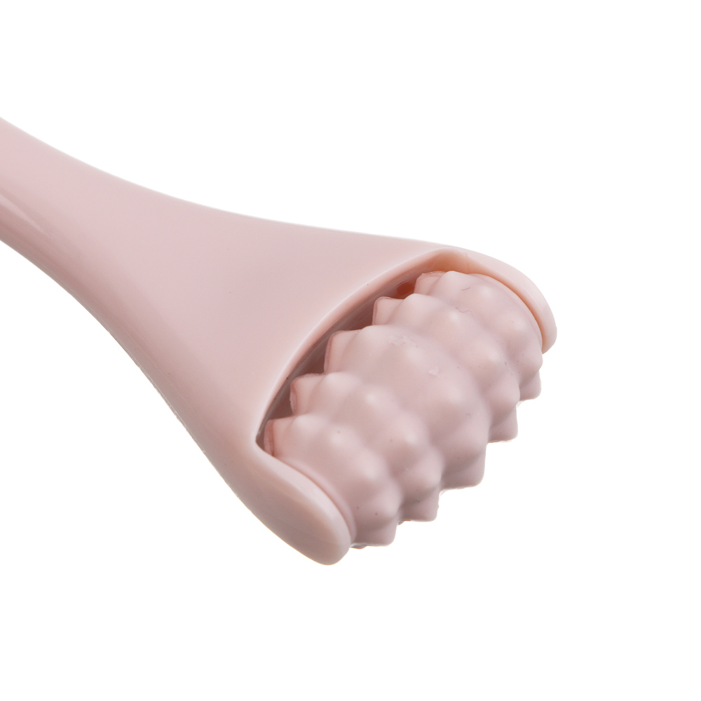 Набор массажеров для лица 2 штуки тм ЮНИLOOK , 7,8x2,6см, сталь, силикон, ABS, розовый, ВЗ24-43, арт.№ 357-327