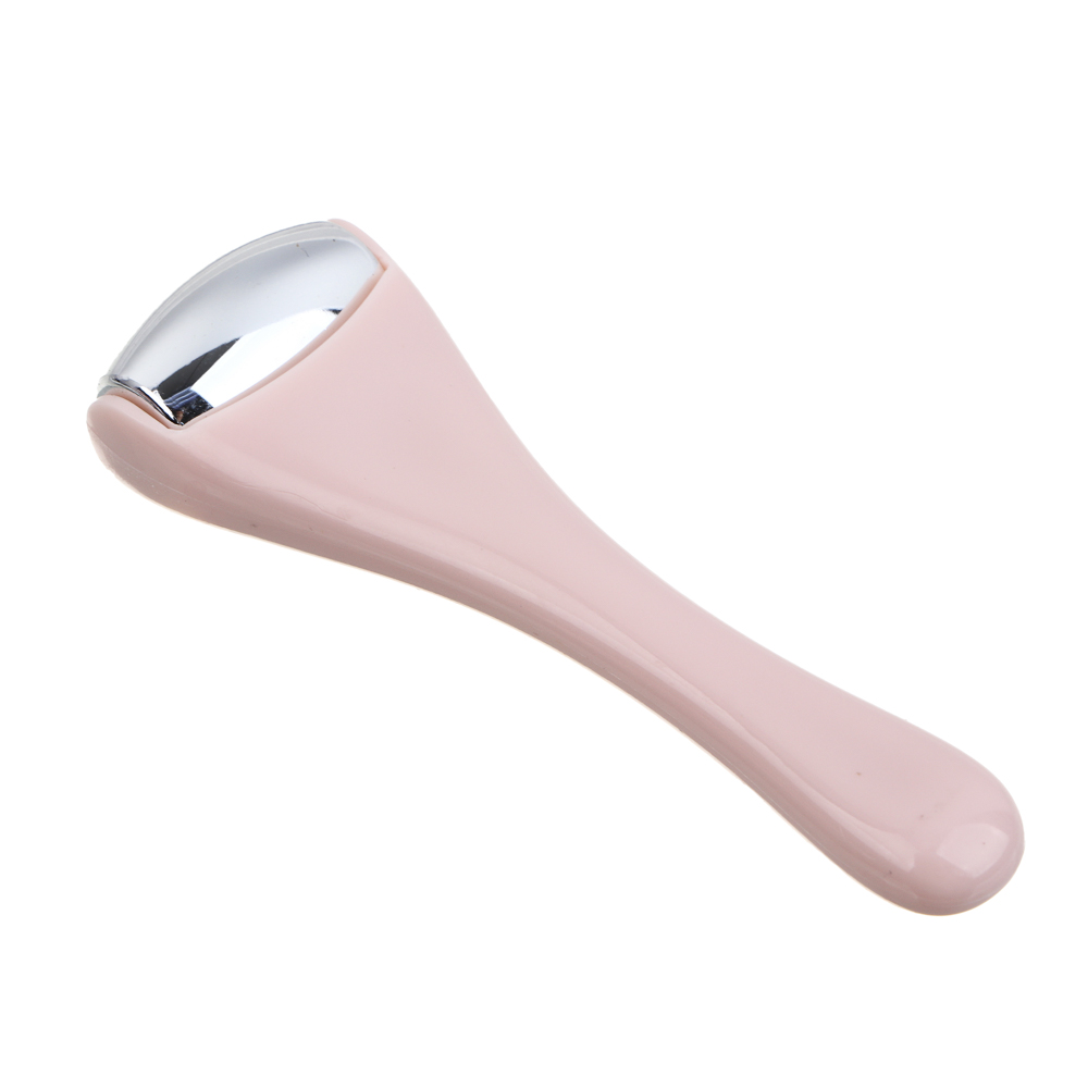 Набор массажеров для лица 2 штуки тм ЮНИLOOK , 7,8x2,6см, сталь, силикон, ABS, розовый, ВЗ24-43, арт.№ 357-327