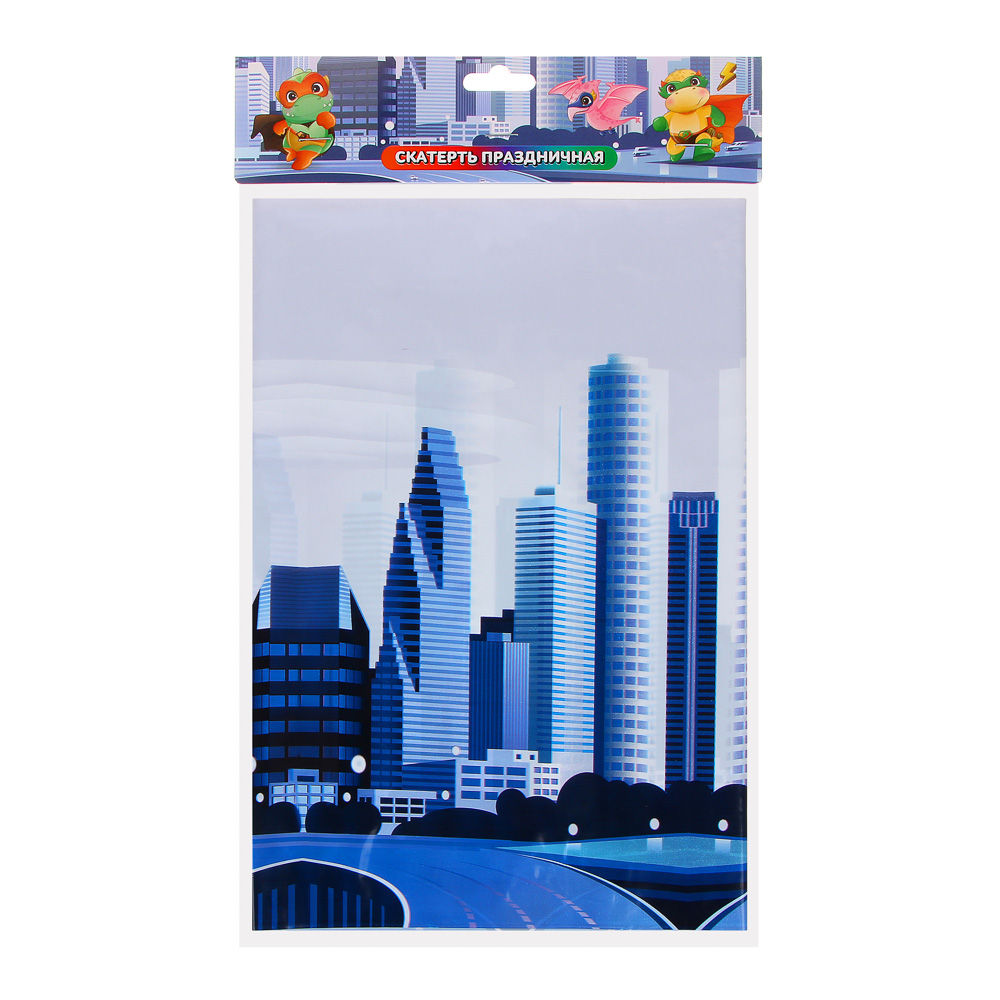 Скатерть праздничная, 180х108см, полиэтилен, 30мкм, арт.№ 530-252