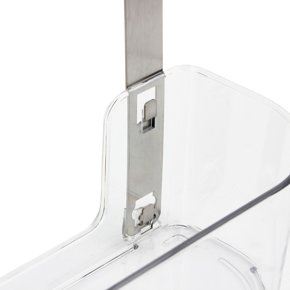 ВСЁГАЗИН Полка для специй, термопластик, нержавеющая сталь, 24х12х20см, арт.№ 485-144