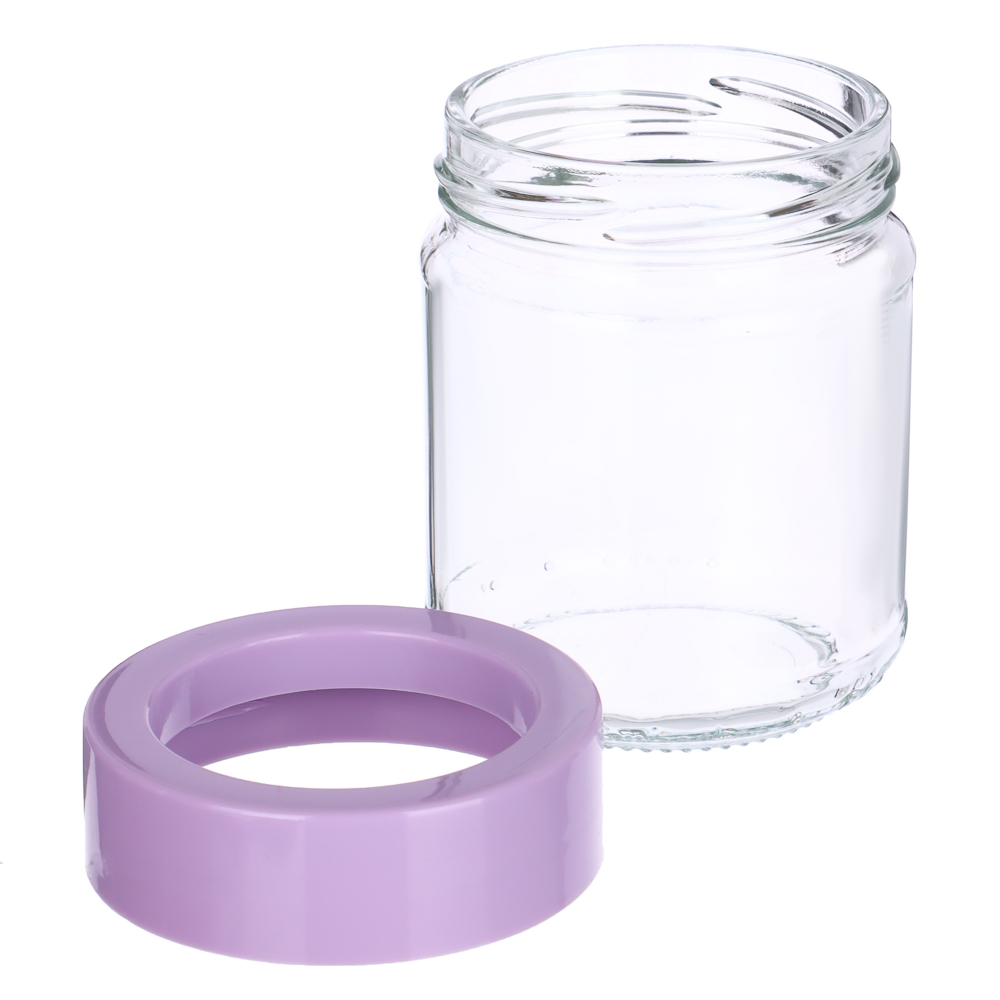 HEREVIN Банка для специй с ложкой, стекло, 200мл, 3 цвета, 131505-500, арт.№ 828-225