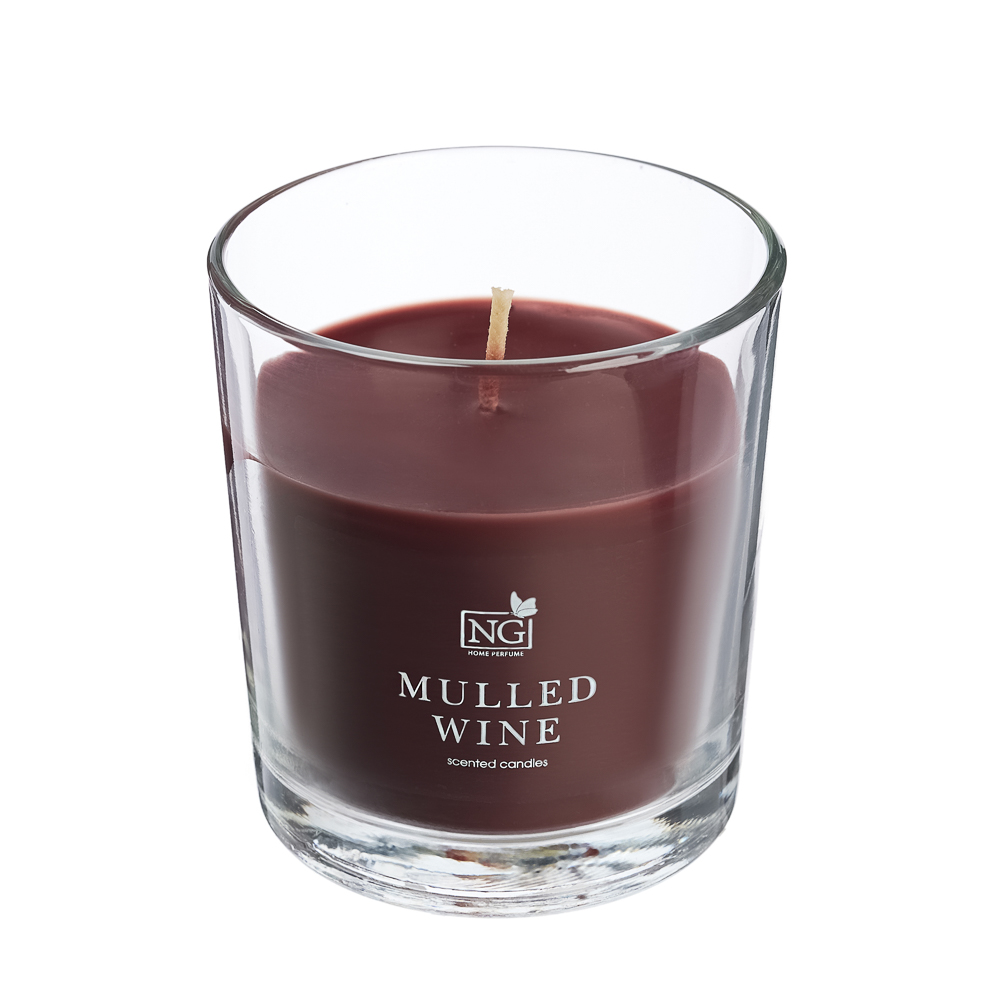 NEW GALAXY Свеча ароматизированная 120гр. Глинтвейн, имбирный пряник, ваниль, яблоко с корицей, арт.№ 778-201