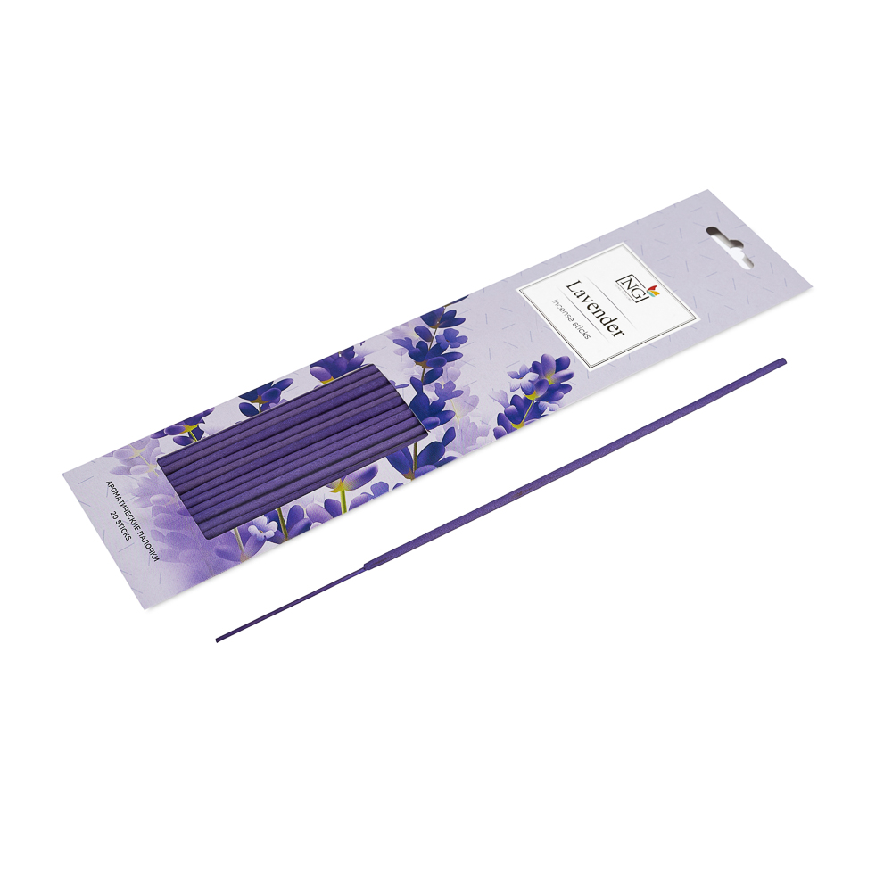 NEW GALAXY Аромапалочки 20 шт, 4 аромата, лаванда, цитрус, лемонграсс, ваниль, арт.№ 778-203