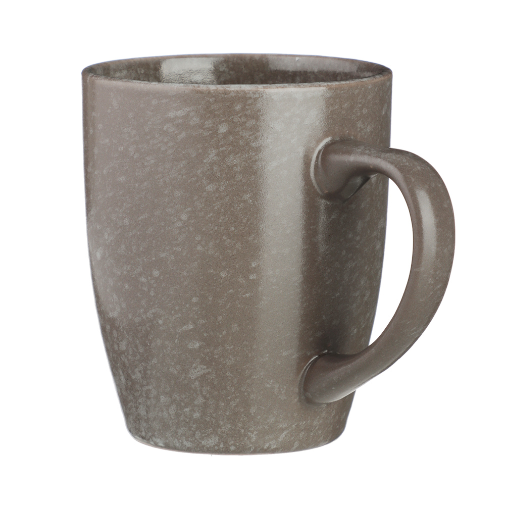 MILLIMI Набор столовой посуды 16 предметов (тарелка 26 см - 4 шт., тарелка 20 см - 4 шт., салатник 14 см - 4 шт., кружка 340 мл - 4 шт.) керамика, серый, арт.№ 824-174