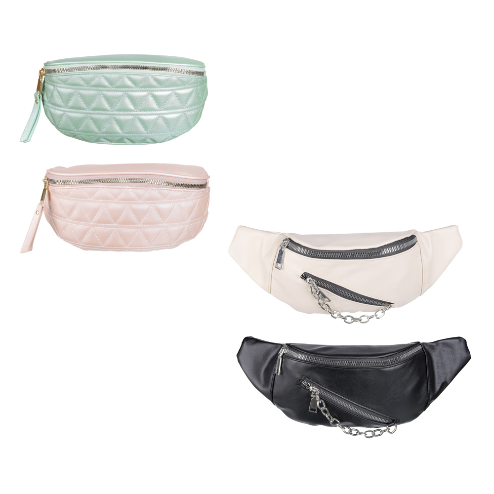 ЮL Сумка поясная, ПУ, 24х13см, 32х15см,2 дизайна, 21-08, арт.№ 337-105