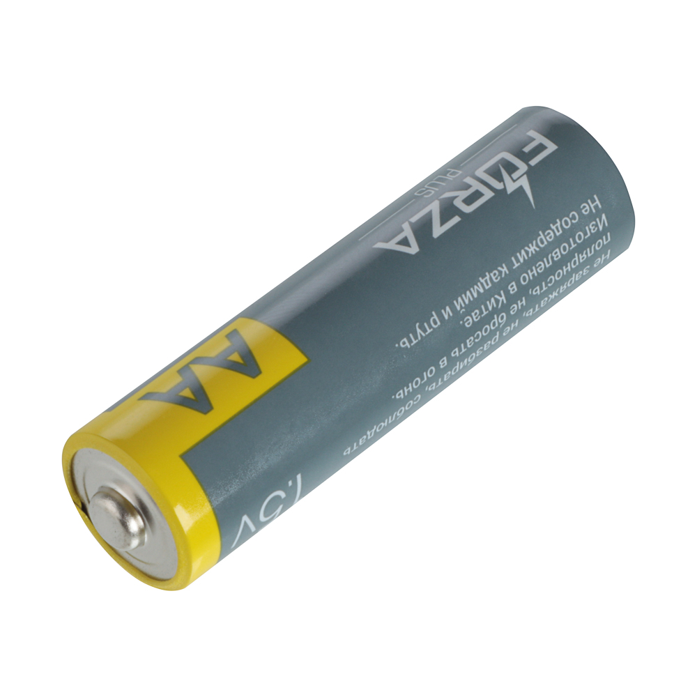 Батарейки AA FORZA (LR06) 4шт в блистере, щелочные 1.5V, арт.№ 917-119
