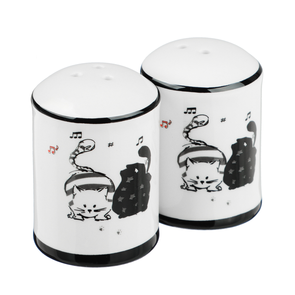 MILLIMI Хвостатые друзья Набор для соли и перца, 4,5х6,5см, керамика, арт.№ 824-649