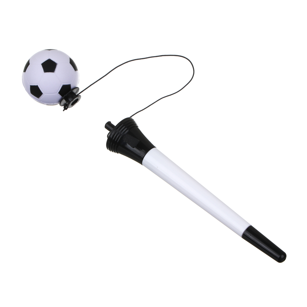 Ручка-антистресс шариковая синяя "Стреляющая фигурка", 18,4 см, шнурок, 4 дизайна, полиэстер, ПП, арт.№ 591-019