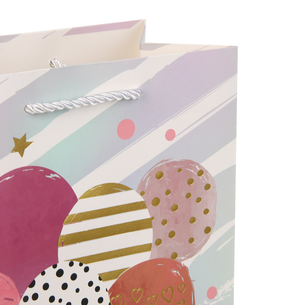 Пакет подарочный тм Fntastic M 18x23x10см, бумага, 4 дизайна, арт.5, арт.№ 507-443