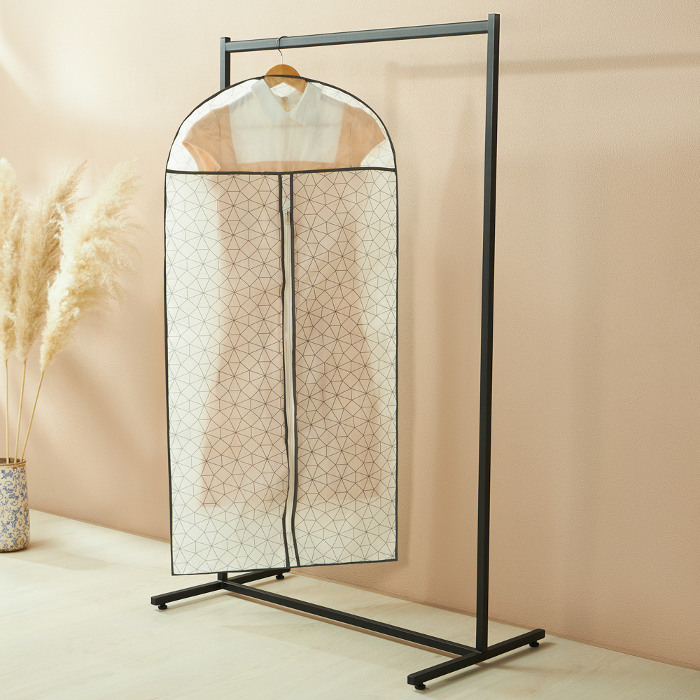 VETTA Чехол для одежды, с прозрачным окном, 60х130см, Валери, молния, полипропилен, арт.№ 457-613