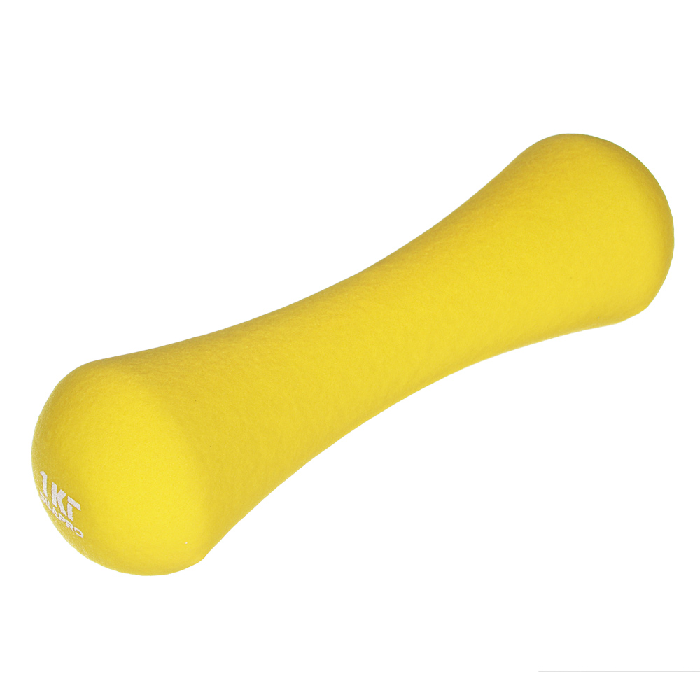 SILAPRO Гантель в форме кости 1кг (+-100гр) , металл, неопреновое покрытие, арт.№ 191-048