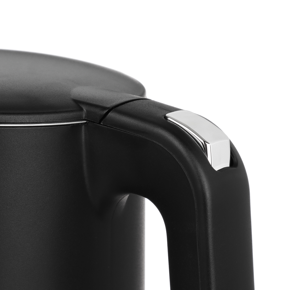 BY Русские Супергерои Чайник электрический, 1,7 л, 1850 Вт, c дисплеем, нерж.сталь, пластик, черный, арт.№ 291-131