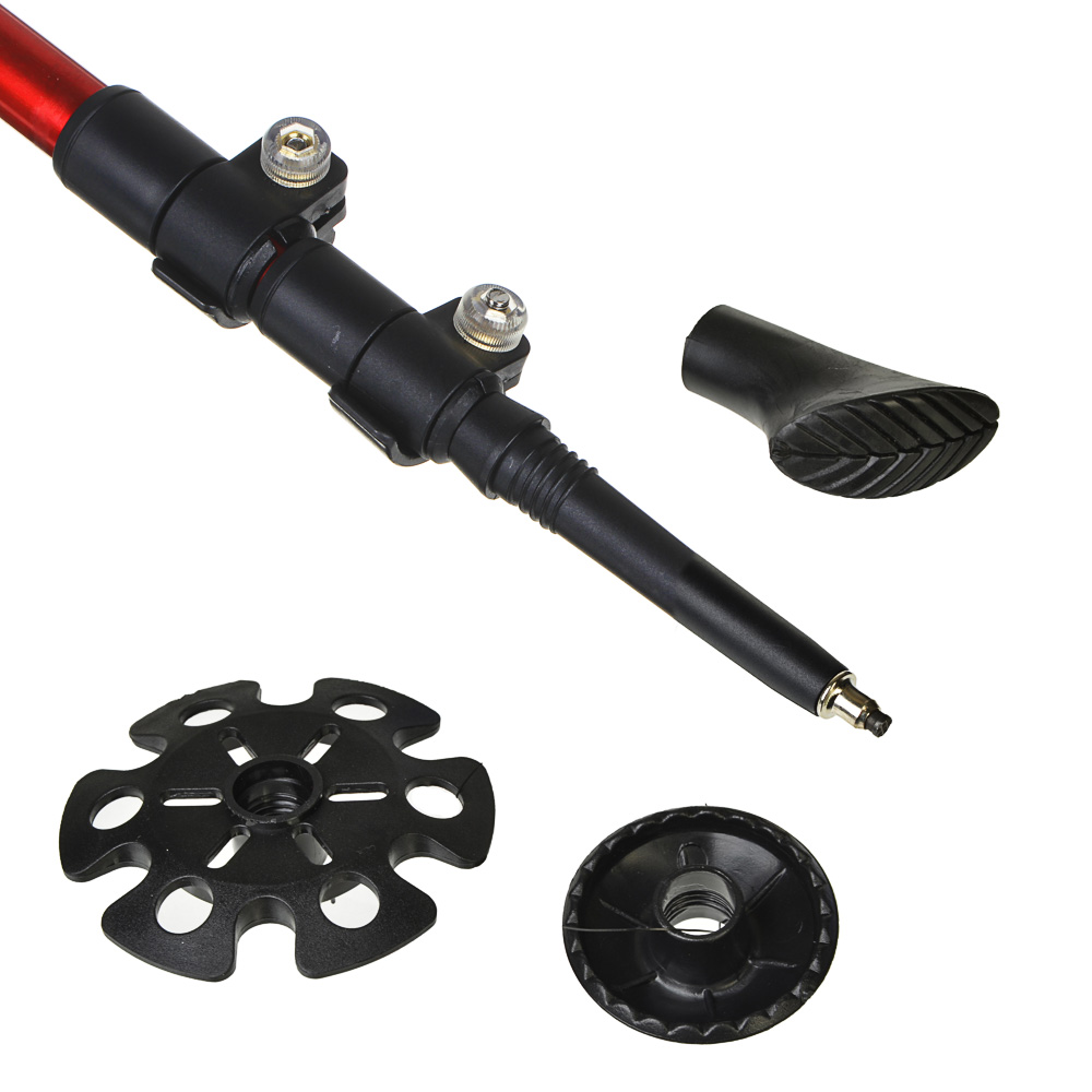 Палки для скандинавской ходьбы 2шт телескоп., алюм.сплав, 65(135)см, 2836, арт.№ 118-055