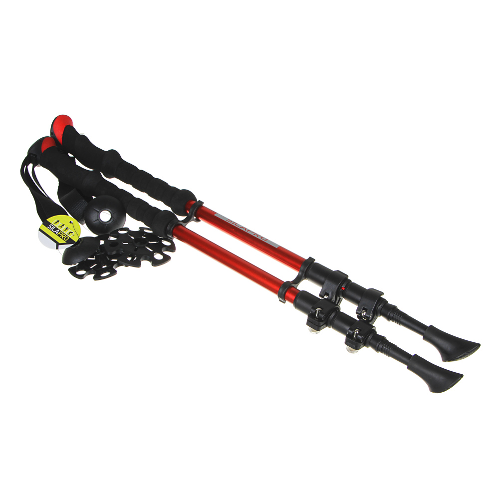 Палки для скандинавской ходьбы 2шт телескоп., алюм.сплав, 65(135)см, 2836, арт.№ 118-055