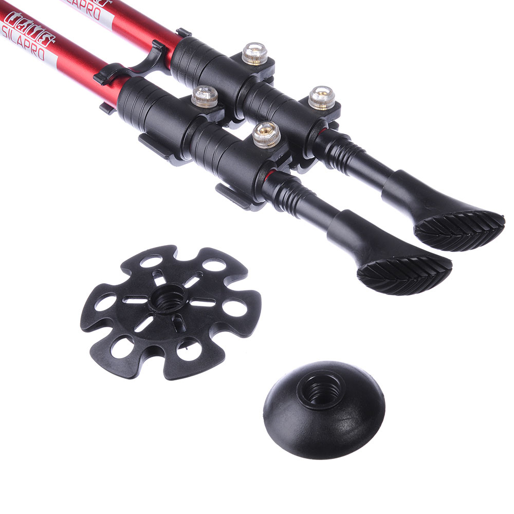 Палки для скандинавской ходьбы 2шт телескоп., алюм.сплав, 65(135)см, 2836, арт.№ 118-055