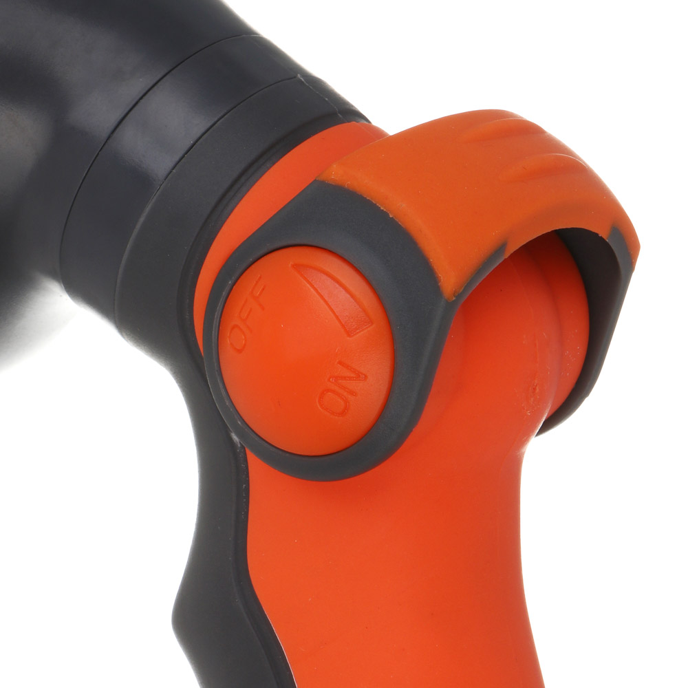 INBLOOM Пистолет садовый для полива, 8 режимов, регулятор напора, ABS, TPR, арт.№ 161-017