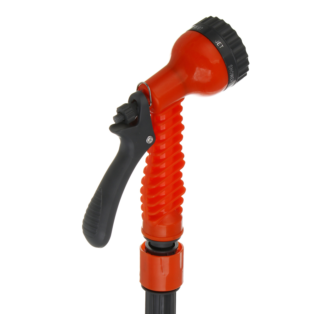 INBLOOM Шланг для полива растягивающийся, 15м, 7 реж., коннект., ТПЭ, полиэстер, пластик, арт.№ 168-004