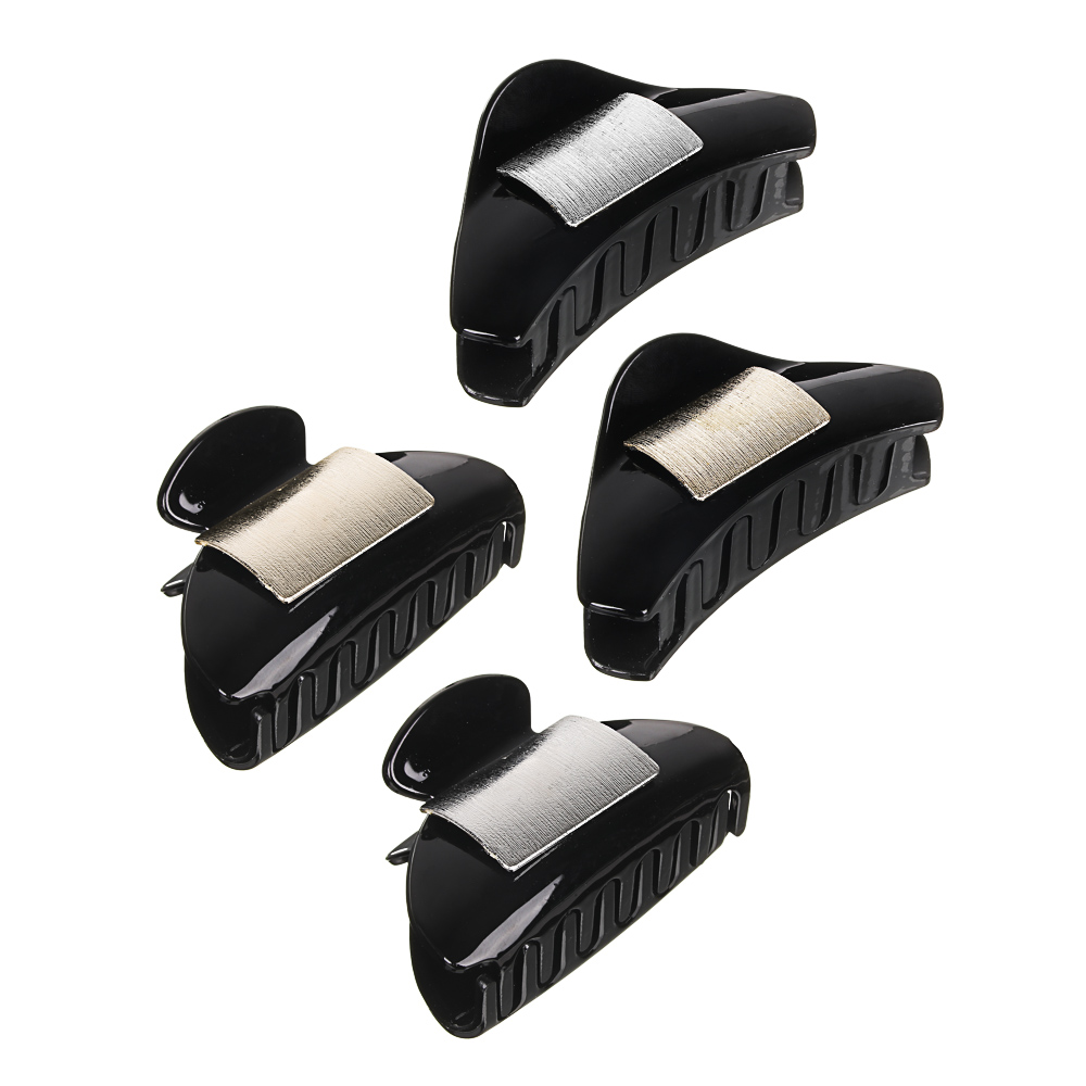 BERIOTTI Краб для волос, пластик, 8см, 2 дизайна, КВ19-25, арт.№ 324-148