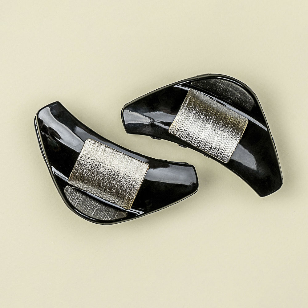 BERIOTTI Краб для волос, пластик, 8см, 2 дизайна, КВ19-25, арт.№ 324-148