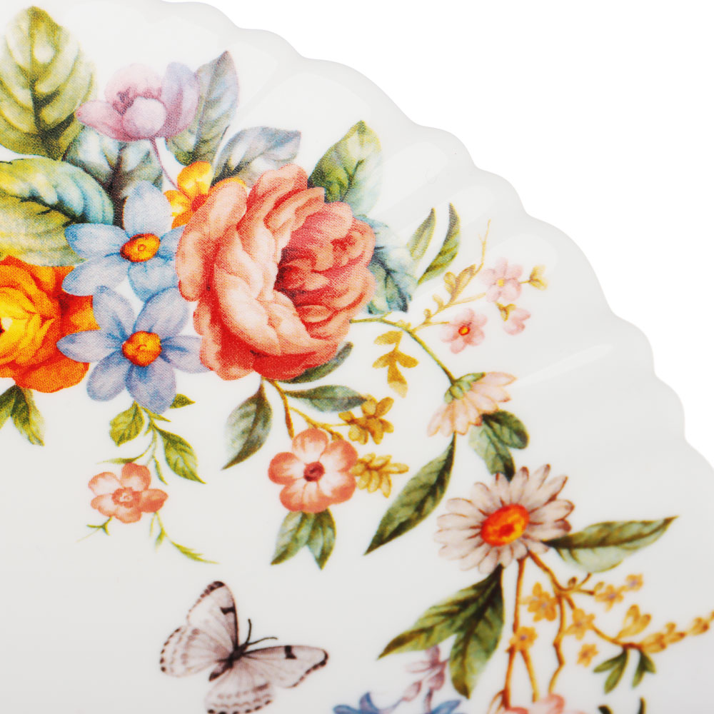 MILLIMI Дарина Тарелка десертная опаловое стекло 21,5см, 18136, арт.№ 818-313