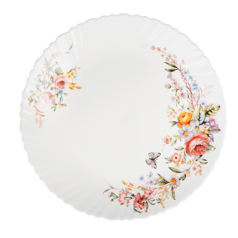 MILLIMI Дарина Тарелка подстановочная опаловое стекло 24см, 18136, арт.№ 818-321