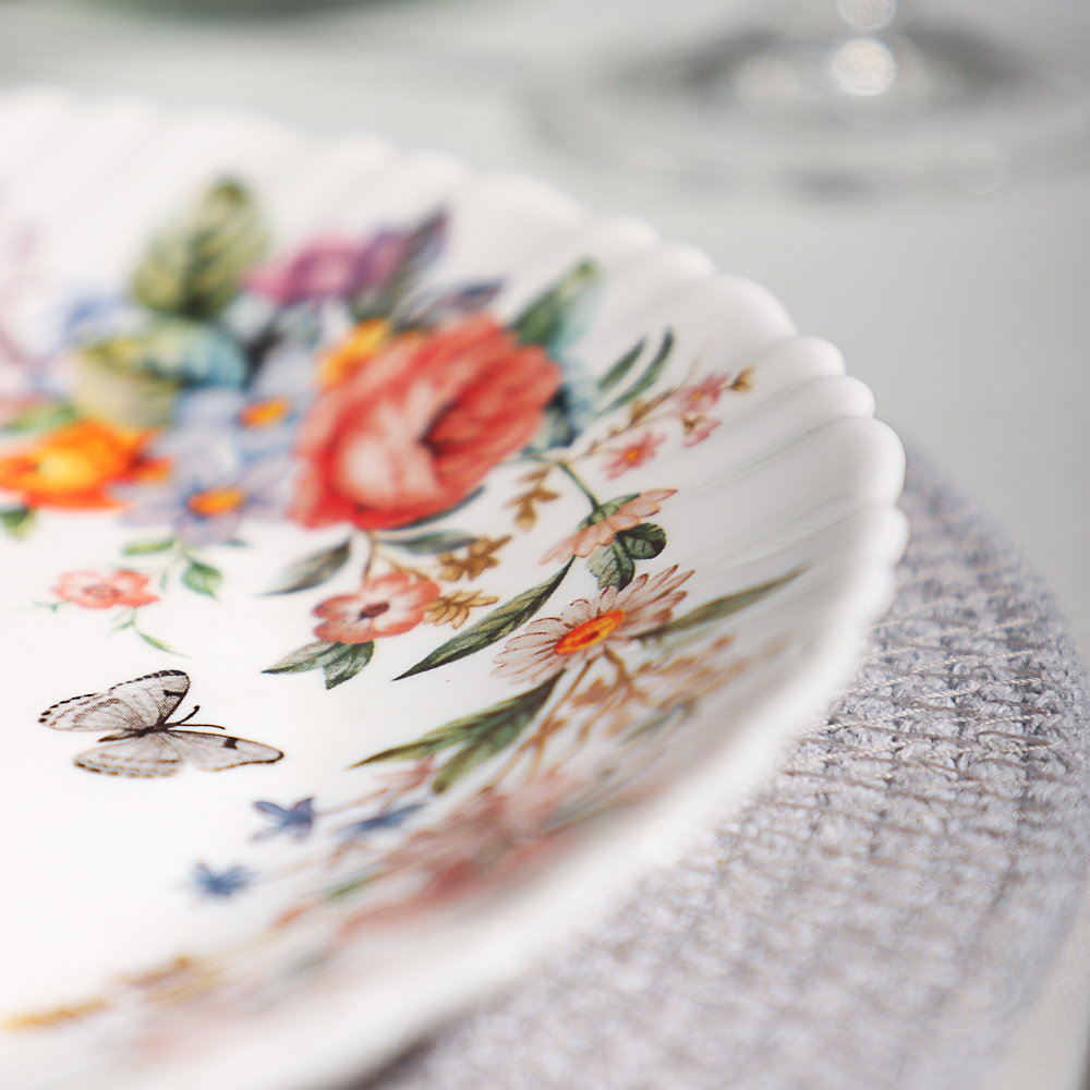 MILLIMI Дарина Тарелка подстановочная опаловое стекло 24см, 18136, арт.№ 818-321