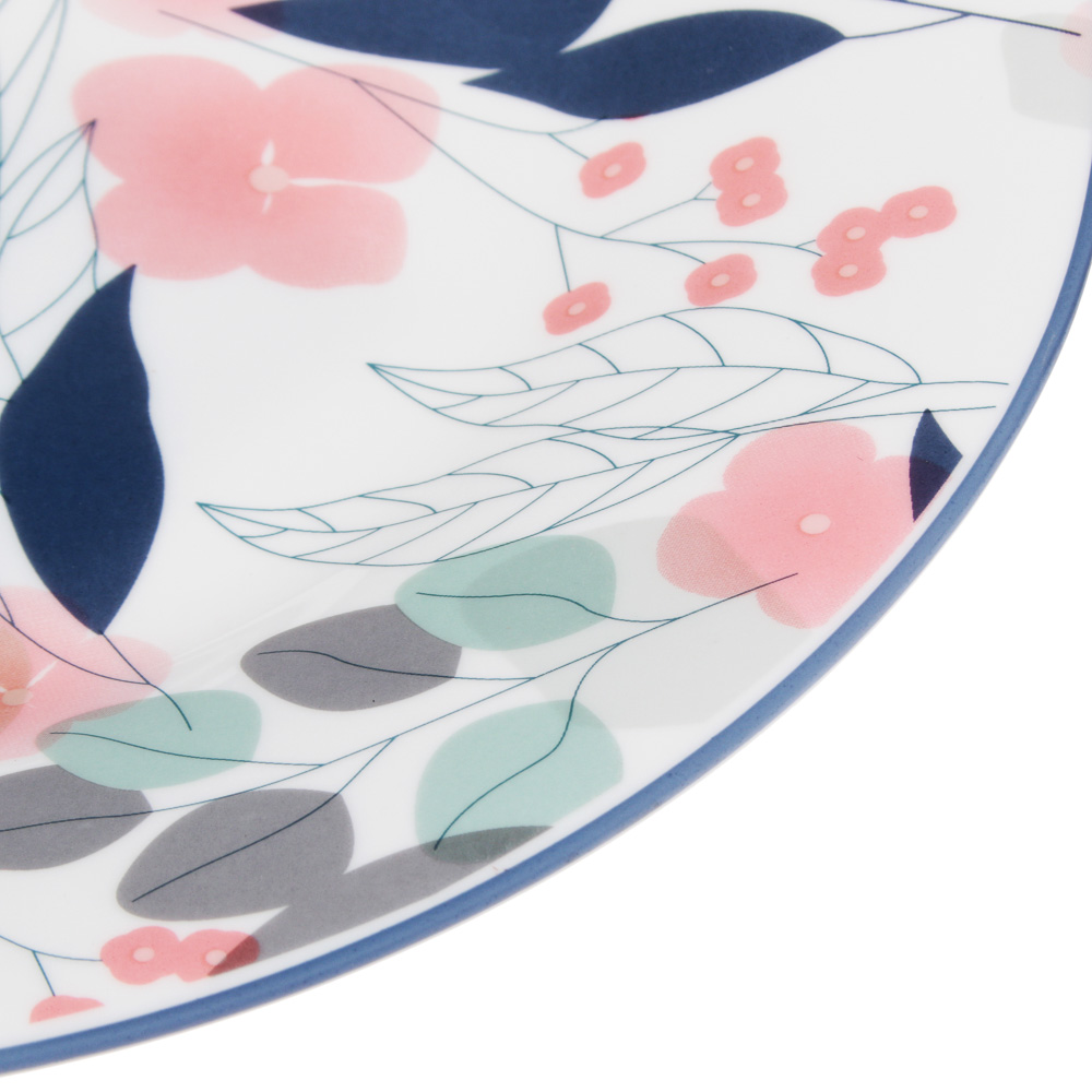 MILLIMI Лия Тарелка десертная опаловое стекло 20см, K2053, арт.№ 818-453