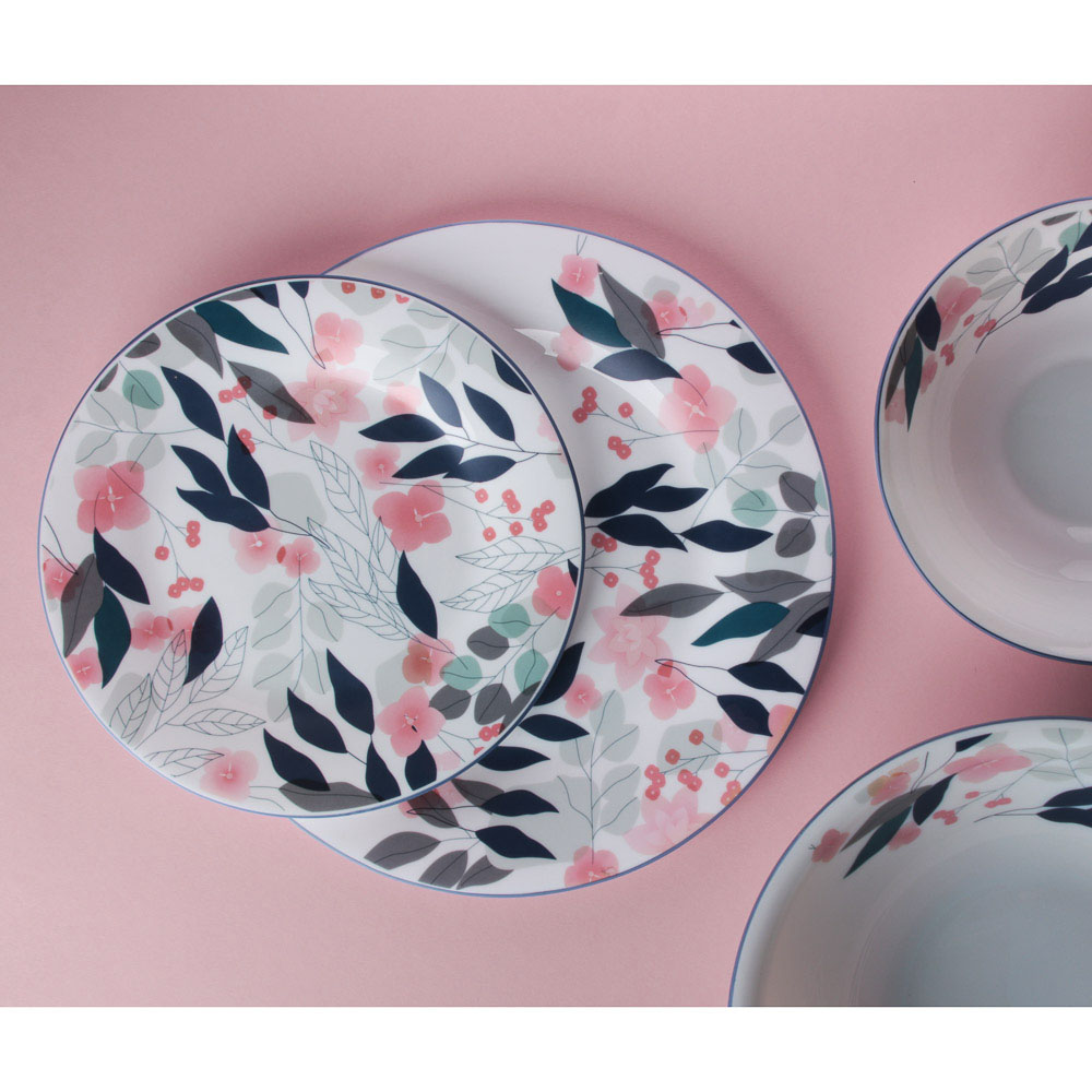 MILLIMI Лия Тарелка подстановочная опаловое стекло 25см, K2053, арт.№ 818-466