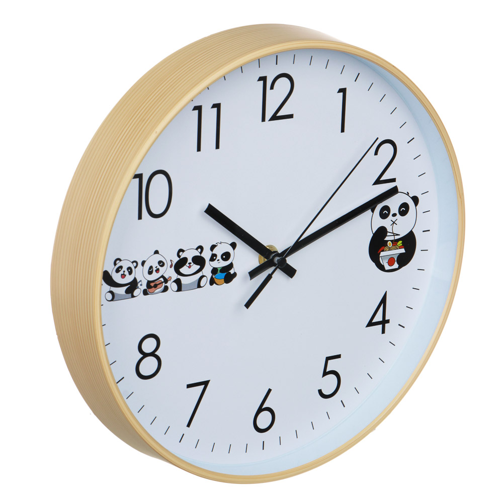 LADECOR CHRONO Часы настенные круглые, пластик, 25,4х25,4х4,3 см, 1xАА, арт.2-22, арт.№ 581-253