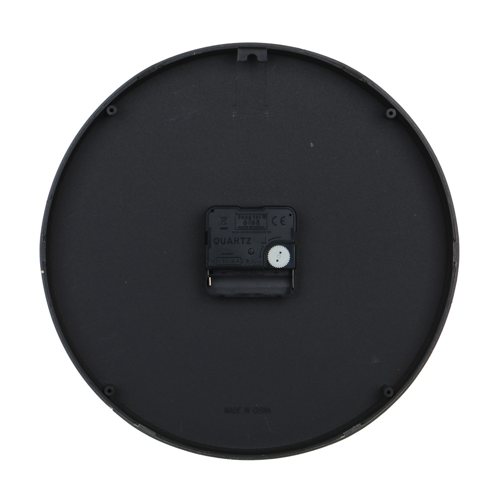 LADECOR CHRONO Часы настенные круглые, пластик, 25,4х25,4х4,3 см, 1xАА, арт.2-22, арт.№ 581-253