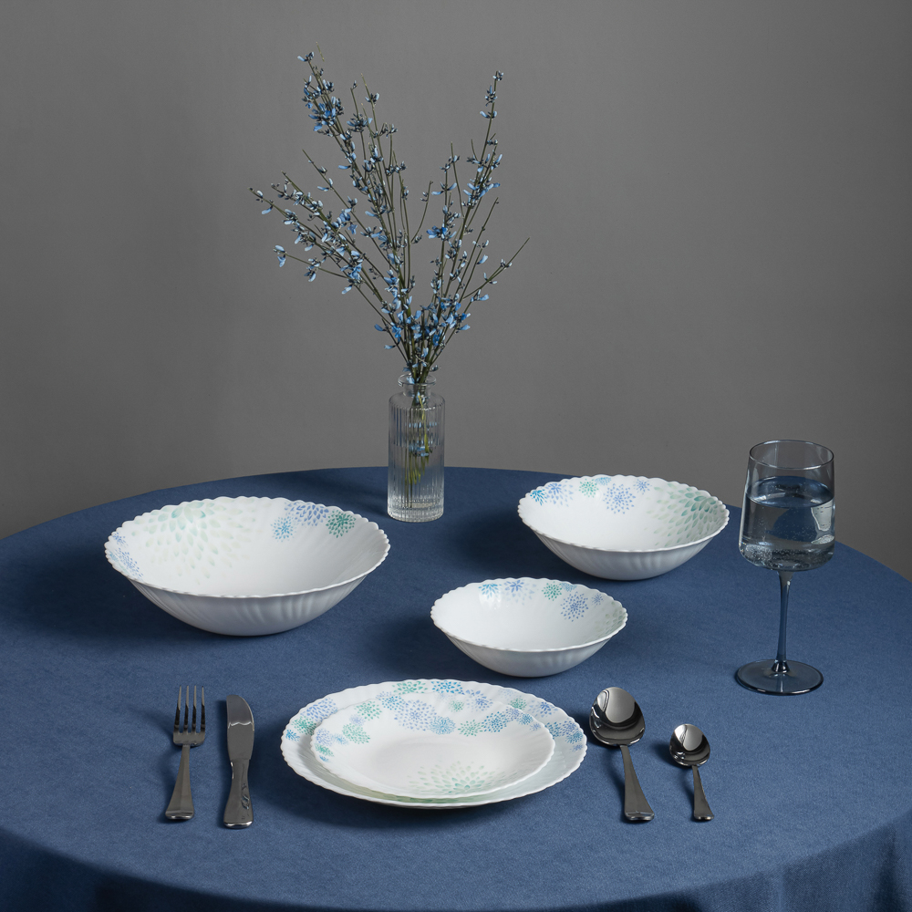 MILLIMI Асиано Тарелка десертная опаловое стекло 19см, арт.№ 818-021