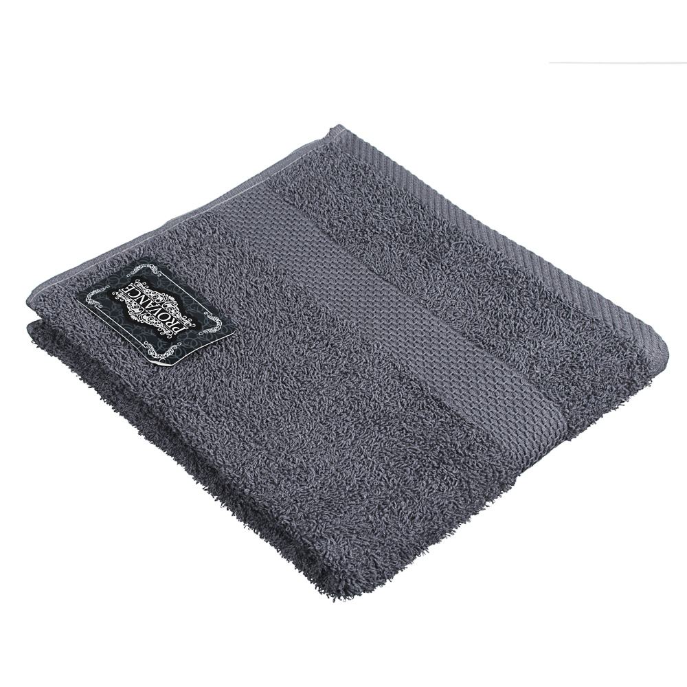 PROVANCE Наоми Полотенце махровое, 100% хлопок, 50х90см, 360гр/м, темно-серый, арт.№ 489-180