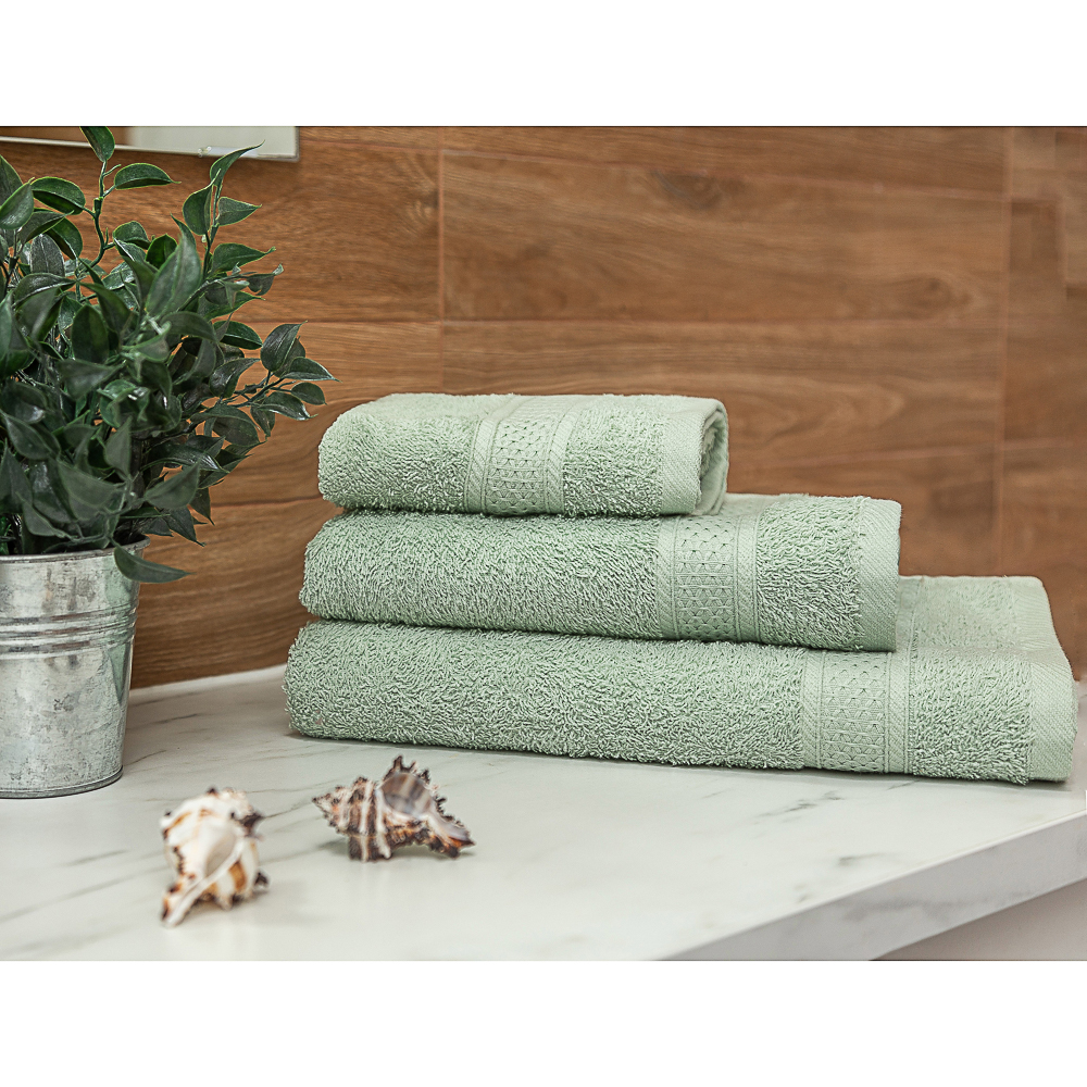PROVANCE Наоми Полотенце махровое, 100% хлопок, 50х90см, 360гр/м, мятный, арт.№ 489-200