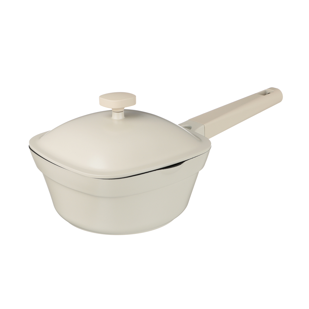 SATOSHI Мулон Ковш с крышкой литой 1,9л, 18х8,5см, антипригарное покрытие, индукция, арт.№ 846-716