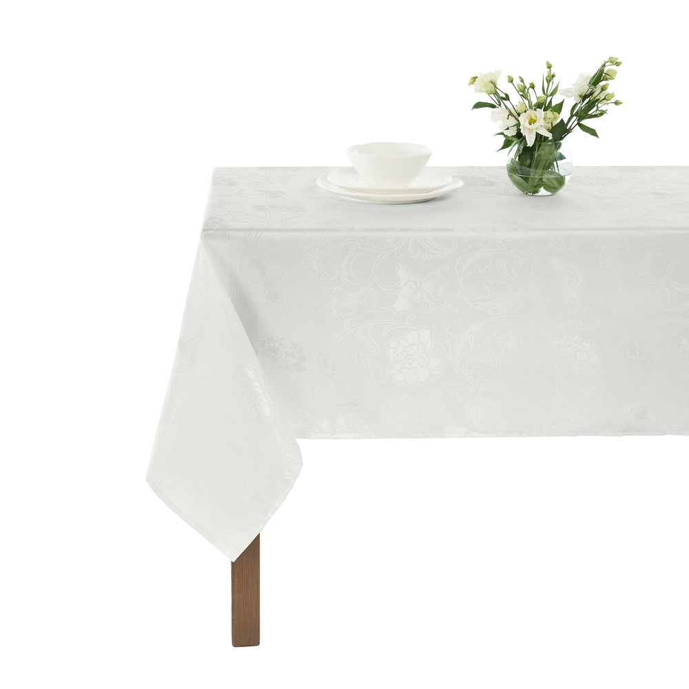 PROVANCE Basic Нэви Скатерть текстильная жаккард, 110х140см, белый, арт.№ 435-167