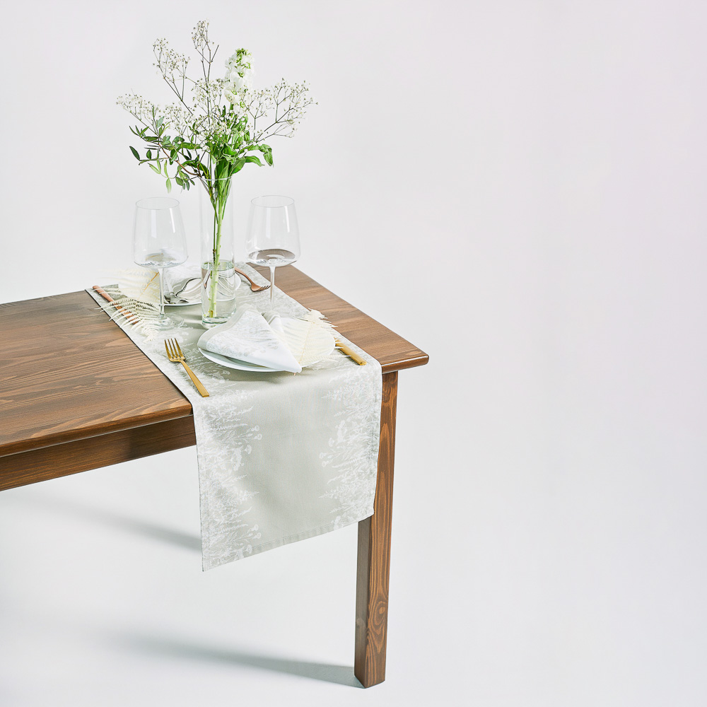 BY COLLECTION Элеганс Дорожка декоративная, 35х180см, 100% хлопок, арт.№ 435-147