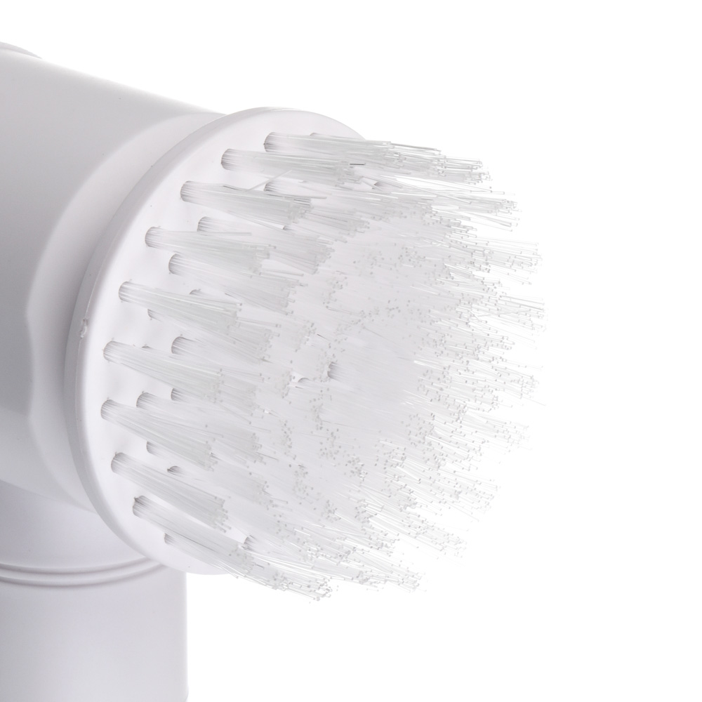 LEBEN Электрическая щетка для уборки, 5 насадок, 500 мАч, пластик, белый, арт.№ 247-013