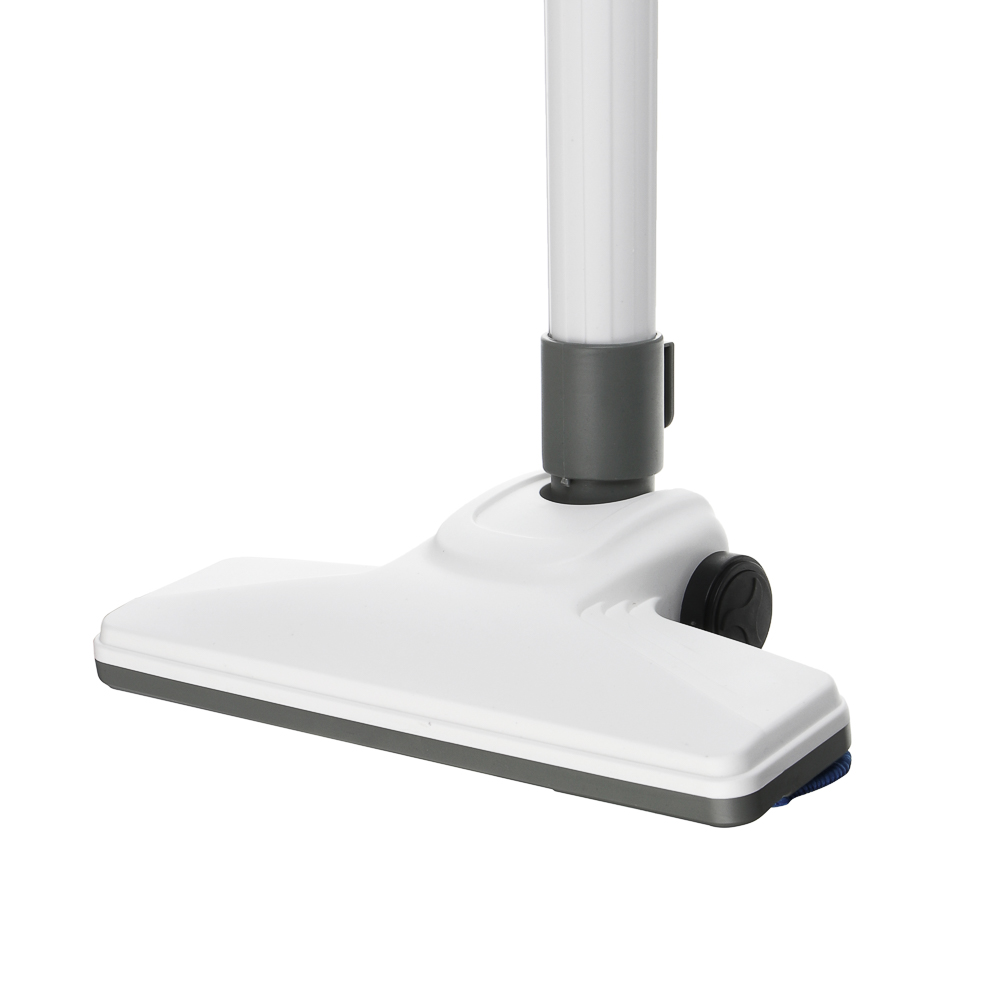 LEBEN Пылесос беспроводной, 100Вт, 7.4В/2300 мАч, 2 насадки, Hepa фильтр, 0,85л, пластик, белый, арт.№ 784-017